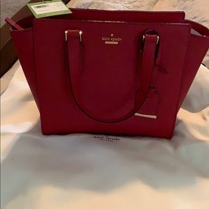 Kate spade cherry red brand new small Hayden purs